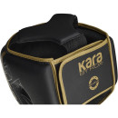 Боксерський шолом RDX F6 KARA Matte Golden XL (капа у комплекті)
