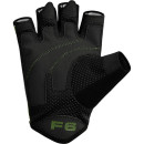 Перчатки для фитнеса RDX F6 Sumblimation Black/Green M