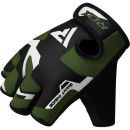 Перчатки для фитнеса RDX F6 Sumblimation Black/Green M