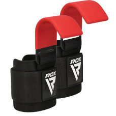 Гаки для тяги на зап'ястя RDX W5 Gym Hook Strap Red Plus