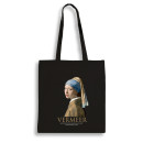 Екошопер BookOpt BK4074 VERMEER "Дівчина з перловою сережкою" чорний