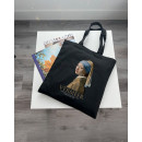 Екошопер BookOpt BK4074 VERMEER "Дівчина з перловою сережкою" чорний