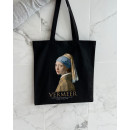 Екошопер BookOpt BK4074 VERMEER "Дівчина з перловою сережкою" чорний