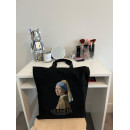 Екошопер BookOpt BK4074 VERMEER "Дівчина з перловою сережкою" чорний