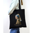 Екошопер BookOpt BK4074 VERMEER "Дівчина з перловою сережкою" чорний