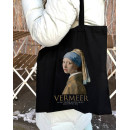 Екошопер BookOpt BK4074 VERMEER "Дівчина з перловою сережкою" чорний