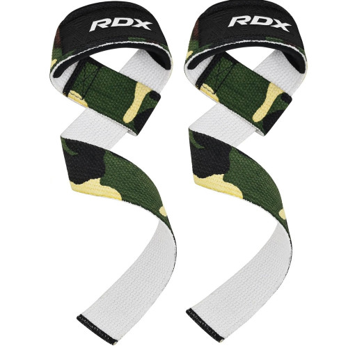 Лямки для тяги RDX W1 Gym Single Strap Camo Green Plus