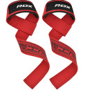 Лямки для тяги RDX S4 Gym Cotton Gel Straps Red Plus