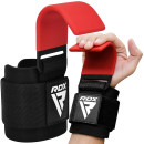 Гаки для тяги на зап'ястя RDX W5 Gym Hook Strap Red Plus