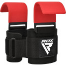 Гаки для тяги на зап'ястя RDX W5 Gym Hook Strap Red Plus
