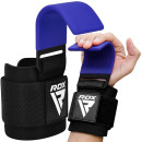 Гаки для тяги на зап'ястя RDX W5 Gym Hook Strap Blue Plus