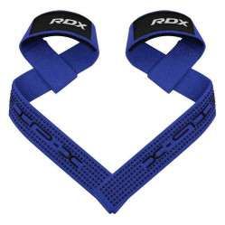 Ламки для тяги RDX S4 Gym Cotton Gel Straps Blue Plus