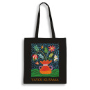 Екошопер BookOpt BK4084 YAYOI KUSAMA Квіти, чорний