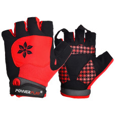 Велоперчатки женские PowerPlay 5284 A Красные S