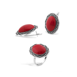 Комплект з яшмою. Svitozar 434