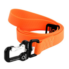 Повідець водовідштовхуючий Collar "Еволютор" Waterproof, Ширина 25 мм, Довжина 300 см, Помаранчевий, Міцний повідець