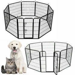 Манеж для собак разборной, металлический вольер, клетка для животных, загон для собак Malatec