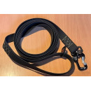 Повідець Collar EVOLUTOR, Чорний, Довжина 120 см, Ширина 25 мм, Повідець коллар waterproof, Повідець для вівчарки