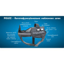 Шлейка для собак Collar Police No5 (В:85-115 см) з ліхтариком Червона шлея для собак, Нейлонова шлейка для собак