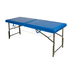 Кушетка для косметолога 190х70 см,Кушетка для масажу з регулюванням висоти,Складаний масажний стіл Синій