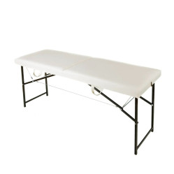 Автоматична складна кушетка 180х60 см, Розкладна канапа 14 кг для масажу, Масажний стіл, Молочний !!!