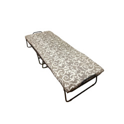 Раскладушка ортопедическая раскладная кровать на ламелях с матрасом