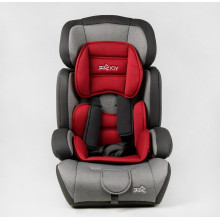 Дитяче автокрісло JOY 9-36 кг Grey/Red, Крісло в авто для дітей універсальне від 1 до 12 років