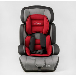 Дитяче автокрісло JOY 9-36 кг Grey/Red, Крісло в авто для дітей універсальне від 1 до 12 років