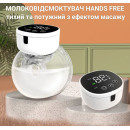 Молоковідсмоктувач електричний носимий на акумуляторі Hands Free MY-376, 3 режими