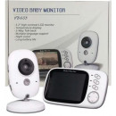 Відеоняня Baby Monitor ABM600 3.5 з монітором, датчиком звуку, нічне бачення, відеозапис