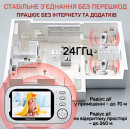 Видеоняня Baby Monitor ABM600 3.5 с монитором, датчиком звука, ночное видение, видеозапись