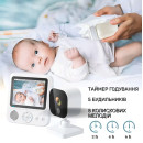 Відеоняня Baby Monitor ABM900, дитячий монітор 2.8 дюйма, камера з двостороннім аудіо, колискові