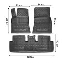 Автомобильные коврики Avto-Gumm в салон для Tesla Model 3 (2017-2022)