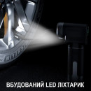Автомобильный компрессор HL-009 портативный аккумуляторный c 4 насадками цифровым дисплеем Type-C