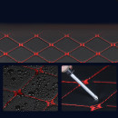 Автомобильный органайзер XY0-52 Black-Red компактный вместительный два отдела для хранения на магнитах с ручкой  40*31*29 см
