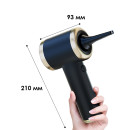 Автомобильный пылесос HELLOLEIBOO T-132 + сумка TYPE-C 2000 mAh 120 Вт Black + Gold
