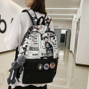 Рюкзак подростковый 83124 с аниме 20L Black + White