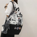Рюкзак подростковый 83124 с аниме 20L Black + White
