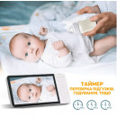 Відеоняня Baby Monitor ABM570 з 5-дюймовим IPS-екраном, акумулятором на 3500 mAh та нічним баченням