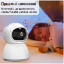 Відеоняня Baby Monitor ABM570 з 5-дюймовим IPS-екраном, акумулятором на 3500 mAh та нічним баченням
