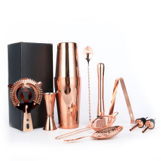 Подарочный набор для бара KM-TZS1 11 предметов барный инвентарь из нержавеющей стали Copper