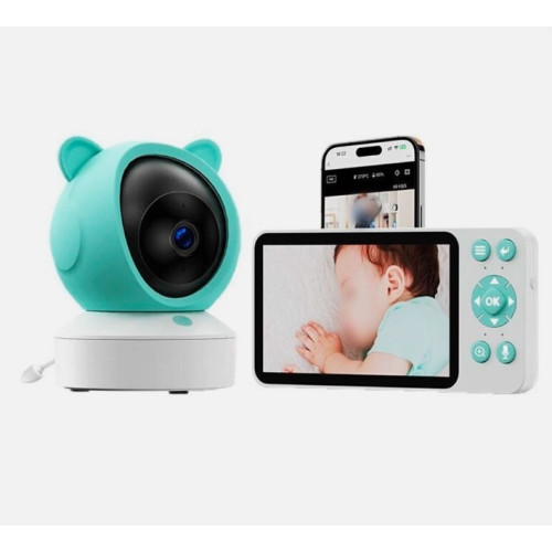 Розумна Wi-Fi відеоняня з підтримкою застосунку Tuya Smart і функцією VOX