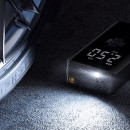 Портативний автомобільний компресор HELLOLEIBOO CQB-008-04 бездротовий з дисплеєм ліхтариком Type-C