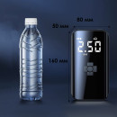 Портативний автомобільний компресор HELLOLEIBOO CQB-008-04 бездротовий з дисплеєм ліхтариком Type-C