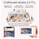 Відеоняня ABM206 з нічником та підключенням до телефону, поворотна камера, режим VOX, двосторонній зв’язок