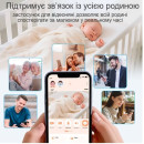 Відеоняня ABM206 з нічником та підключенням до телефону, поворотна камера, режим VOX, двосторонній зв’язок