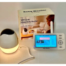 Відеоняня ABM206 з нічником та підключенням до телефону, поворотна камера, режим VOX, двосторонній зв’язок