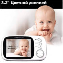 Відеоняня Baby Monitor ABM600 3.5 з монітором, датчиком звуку, нічне бачення, термометр