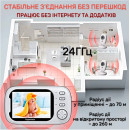 Відеоняня Baby Monitor АВМ603j 3.5 Original JKR з датчиком звуку, нічне бачення, відеозапис